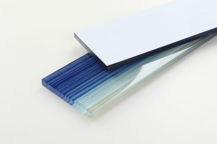 Amazon Ocean 3 x 12 Blue Glass Tile